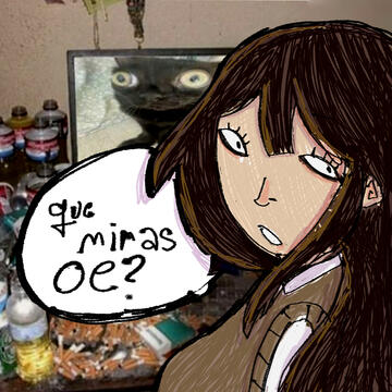 Que miras oe?