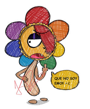 I'M NOT EMO TAZBAT (my oc)